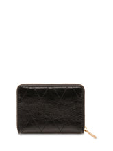 TORY BURCH - Charlie Quilted Zip Wallet - Black - LIDIASHOPPING® - Official Website