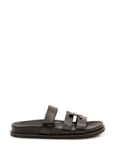 TORY BURCH - Ines Sport Slide with Straps - Black - LIDIASHOPPING® - Official Website