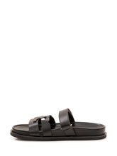 TORY BURCH - Ines Sport Slide with Straps - Black - LIDIASHOPPING® - Official Website