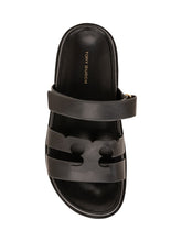 TORY BURCH - Ines Sport Slide with Straps - Black - LIDIASHOPPING® - Official Website