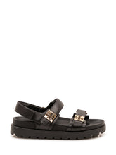 TORY BURCH - Mellow Sport Sandal with Double Straps - Black - LIDIASHOPPING® - Official Website