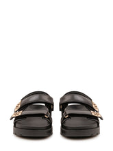 TORY BURCH - Mellow Sport Sandal with Double Straps - Black - LIDIASHOPPING® - Official Website