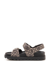 TORY BURCH - Mellow Sport Sandal with Double Straps - Black - LIDIASHOPPING® - Official Website
