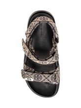 TORY BURCH - Mellow Sport Sandal with Double Straps - Black - LIDIASHOPPING® - Official Website