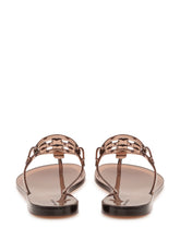 TORY BURCH - Miller Sandal - Brown - LIDIASHOPPING® - Official Website