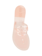 TORY BURCH - Miller Jelly Sandal with Logo - Pink - LIDIASHOPPING® - Official Website