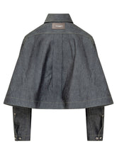 J.W. ANDERSON - Camicia con Fondo Svasato - Blu - LIDIASHOPPING® - Official Website