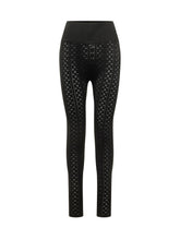 J.W. ANDERSON - Leggings Pointelle con Fiocco - Nero - LIDIASHOPPING® - Official Website