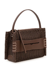 J.W. ANDERSON - Borsa Loafer Intrecciata con Manico - Marrone - LIDIASHOPPING® - Official Website