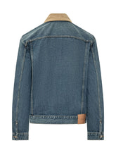 J.W. ANDERSON - Jacket with Ribbed Collar and Applied Pockets - Blue - LIDIASHOPPING® - Official Website