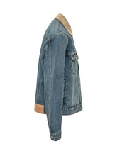 J.W. ANDERSON - Jacket with Ribbed Collar and Applied Pockets - Blue - LIDIASHOPPING® - Official Website