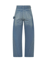 J.W. ANDERSON - Jeans Workwear con Tasca Applicata - Blu - LIDIASHOPPING® - Official Website