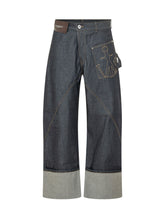 J.W. ANDERSON - Jeans Workwear con Tasca Applicata - Blu - LIDIASHOPPING® - Official Website