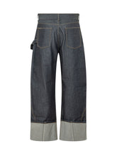 J.W. ANDERSON - Jeans Workwear con Tasca Applicata - Blu - LIDIASHOPPING® - Official Website