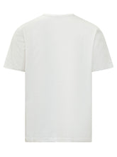 J.W. ANDERSON - T-shirt con Ricamo Script - Bianco - LIDIASHOPPING® - Official Website