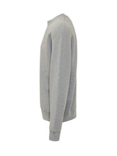 J.W. ANDERSON - Felpa Ribbon Anchor con Ricamo - Grigio - LIDIASHOPPING® - Official Website