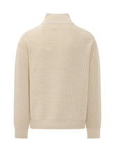 J.W. ANDERSON - Half Zip Jumper with High Neck - White - LIDIASHOPPING® - Official Website