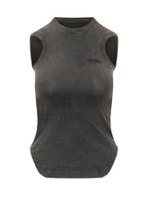 THE ATTICO - Canotta con Girocollo - Nero - LIDIASHOPPING® - Official Website