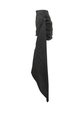 THE ATTICO - Minigonna con Pannelli Drappeggiati - Nero - LIDIASHOPPING® - Official Website