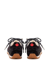 DSQUARED2 - Low Top Sneakers with Glitter - Black - LIDIASHOPPING® - Official Website