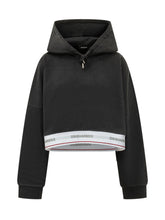 DSQUARED2 - Felpa Onion Corta con Cappuccio - Nero - LIDIASHOPPING® - Official Website
