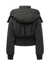 DSQUARED2 - Piumino Corto con Collo Alto - Nero - LIDIASHOPPING® - Official Website