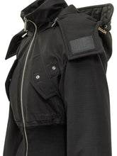 DSQUARED2 - Piumino Corto con Collo Alto - Nero - LIDIASHOPPING® - Official Website