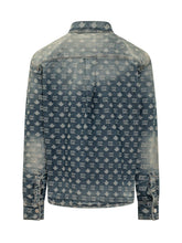 DSQUARED2 - Jacquard Pattern Overshirt - Blue - LIDIASHOPPING® - Official Website