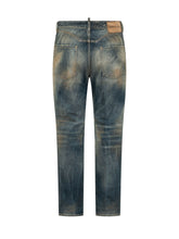 DSQUARED2 - Jeans a Gamba Dritta - Blu - LIDIASHOPPING® - Official Website