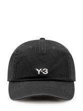 Y-3 - Cappello Baseball con Logo Ricamato - Nero - LIDIASHOPPING® - Official Website
