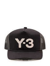 Y-3 - Cappello Trucker con Logo Ricamato - Nero | Lidia Shopping ® | Official Website