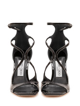 JIMMY CHOO - Azia Sandals with Crossed Straps - Black - LIDIASHOPPING® - Official Website