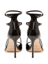 JIMMY CHOO - Azia Sandals with Crossed Straps - Black - LIDIASHOPPING® - Official Website