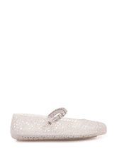 JIMMY CHOO - Ballerina The Jelly Traforata con Cinturino - Argento - LIDIASHOPPING® - Official Website