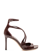JIMMY CHOO - Azia Sandals with Crossed Straps - Red - LIDIASHOPPING® - Official Website