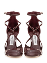 JIMMY CHOO - Azia Sandals with Crossed Straps - Red - LIDIASHOPPING® - Official Website
