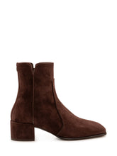 JIMMY CHOO - Eliot Ankle Boots with Block Heel - Brown - LIDIASHOPPING® - Official Website