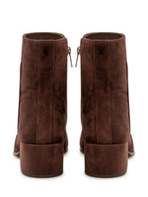 JIMMY CHOO - Eliot Ankle Boots with Block Heel - Brown - LIDIASHOPPING® - Official Website