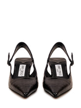 JIMMY CHOO - Amel Slingback Pumps with Crocodile Pattern - Black - LIDIASHOPPING® - Official Website