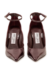 JIMMY CHOO - Quinci Pumps with Ankle Strap - Red - LIDIASHOPPING® - Official Website