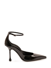 JIMMY CHOO - Quinci Pumps with Ankle Strap - Black - LIDIASHOPPING® - Official Website