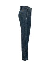JACOB COHEN - Pantaloni Herny Cropped con Risvolto - Blu - LIDIASHOPPING® - Official Website