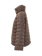 HERNO - High Neck Puffer Jacket - Brown - LIDIASHOPPING® - Official Website