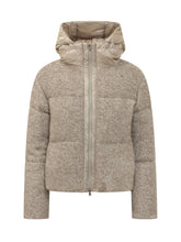 HERNO - Padded Jacket with Hood and Zip - Beige - LIDIASHOPPING® - Official Website