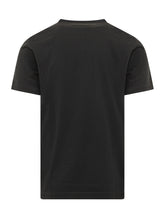 DOLCE & GABBANA - T-shirt a Girocollo con Lettering Ricamato - Nero - LIDIASHOPPING® - Official Website
