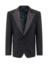 DOLCE & GABBANA - Two Piece Suit with Peak Lapels - Blue - LIDIASHOPPING® - Official Website