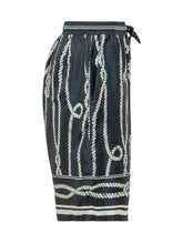 DOLCE & GABBANA - Shorts con Stampa a Corde - Blu - LIDIASHOPPING® - Official Website