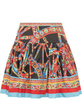 DOLCE & GABBANA - Long Skirt with Ornamental Print - Multicolor - LIDIASHOPPING® - Official Website