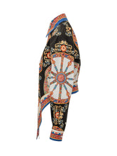 DOLCE & GABBANA - Camicia con Stampa Ornamentale - Nero - LIDIASHOPPING® - Official Website