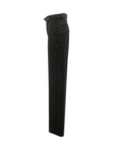 THE ATTICO - Straight Leg Pants with Pleats - Black - LIDIASHOPPING® - Official Website